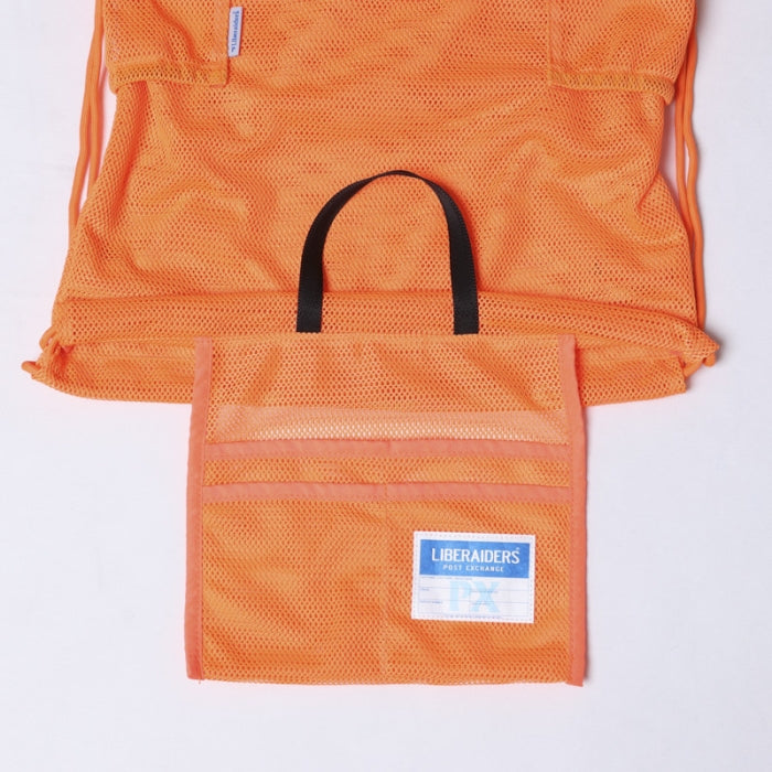 PX MESH DRAWSTRING BAG ORANGE