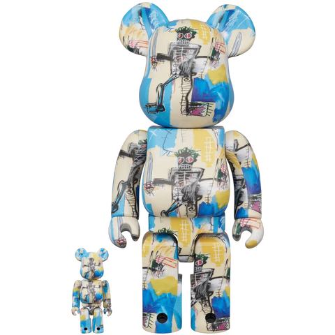 BE@RBRICK JEAN-MICHEL BASQUIAT 12th Ver. 100％ & 400％