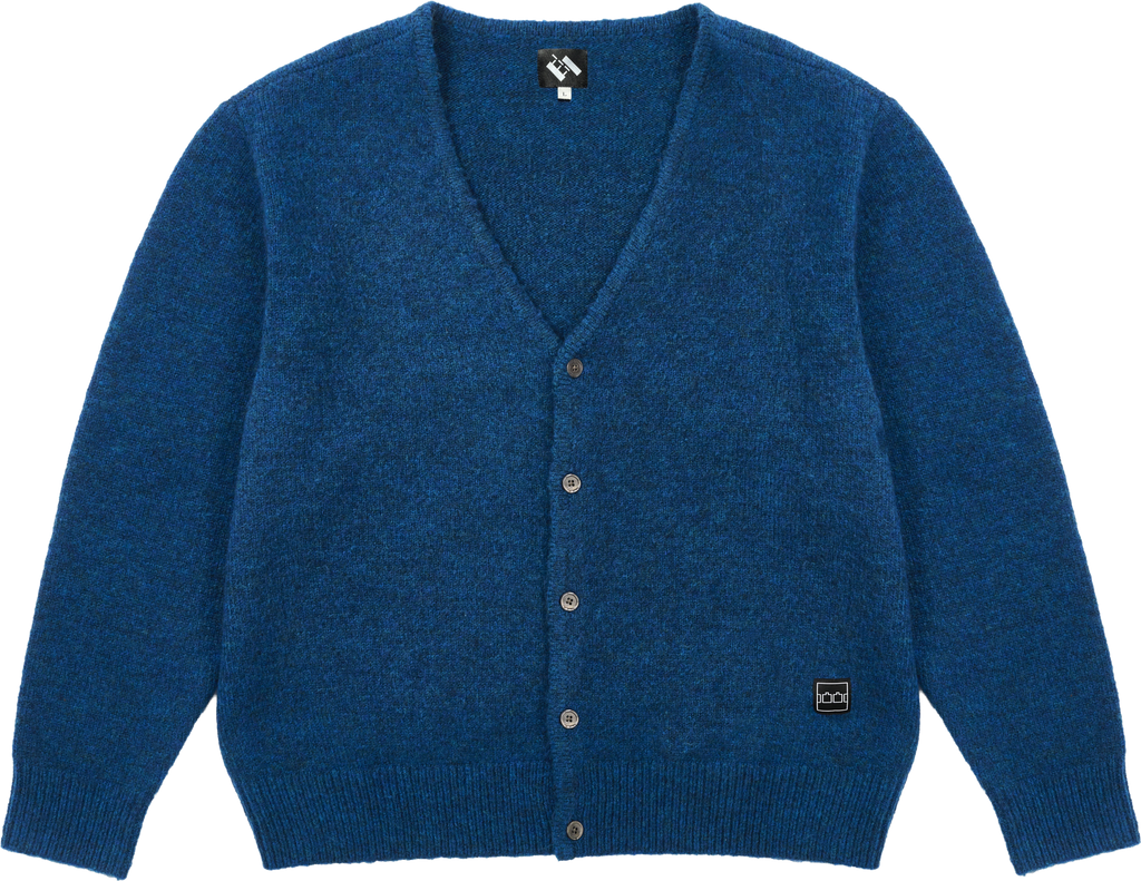 TTT KNITTED CARDIGAN BLUE