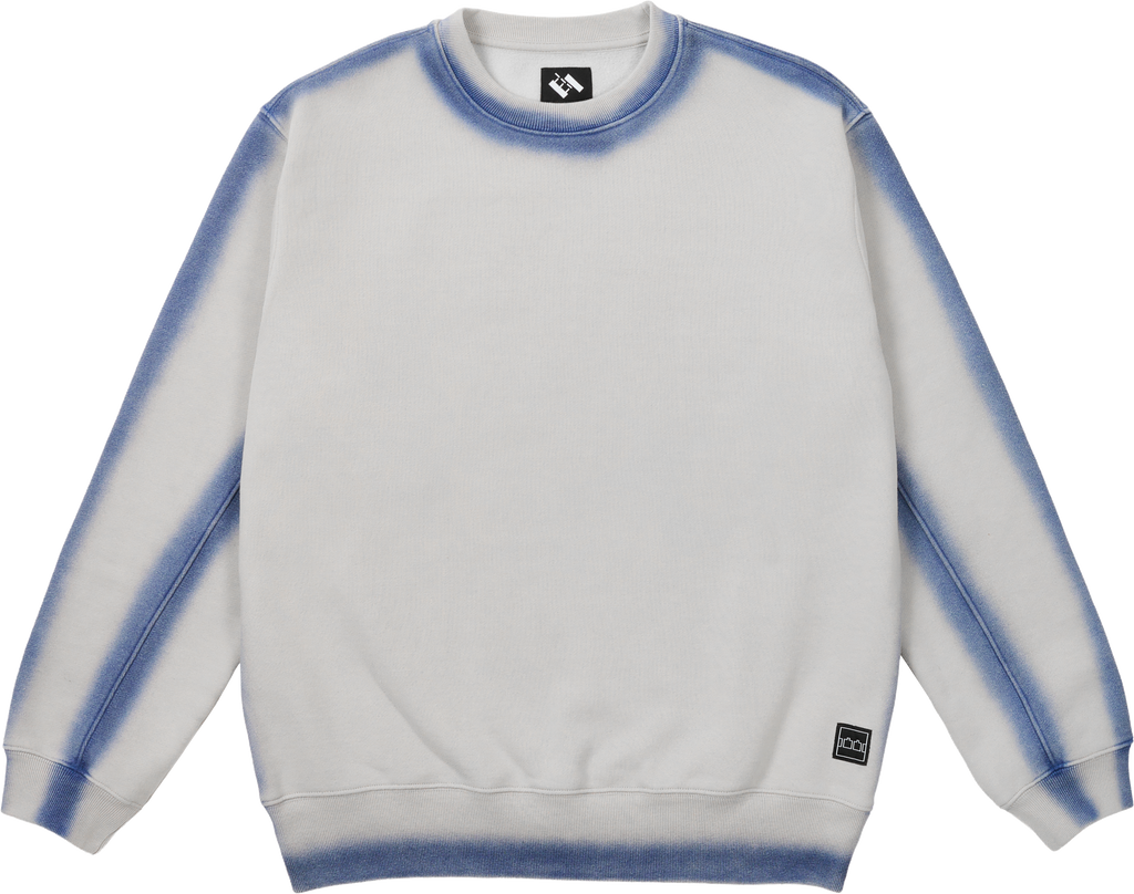 TTT OVERDYE CREW GREY/BLUE