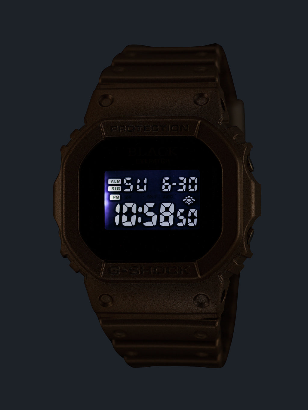 G-SHOCK x BlackEyePatch DW-5600BEP-9JR GOLD WATCH