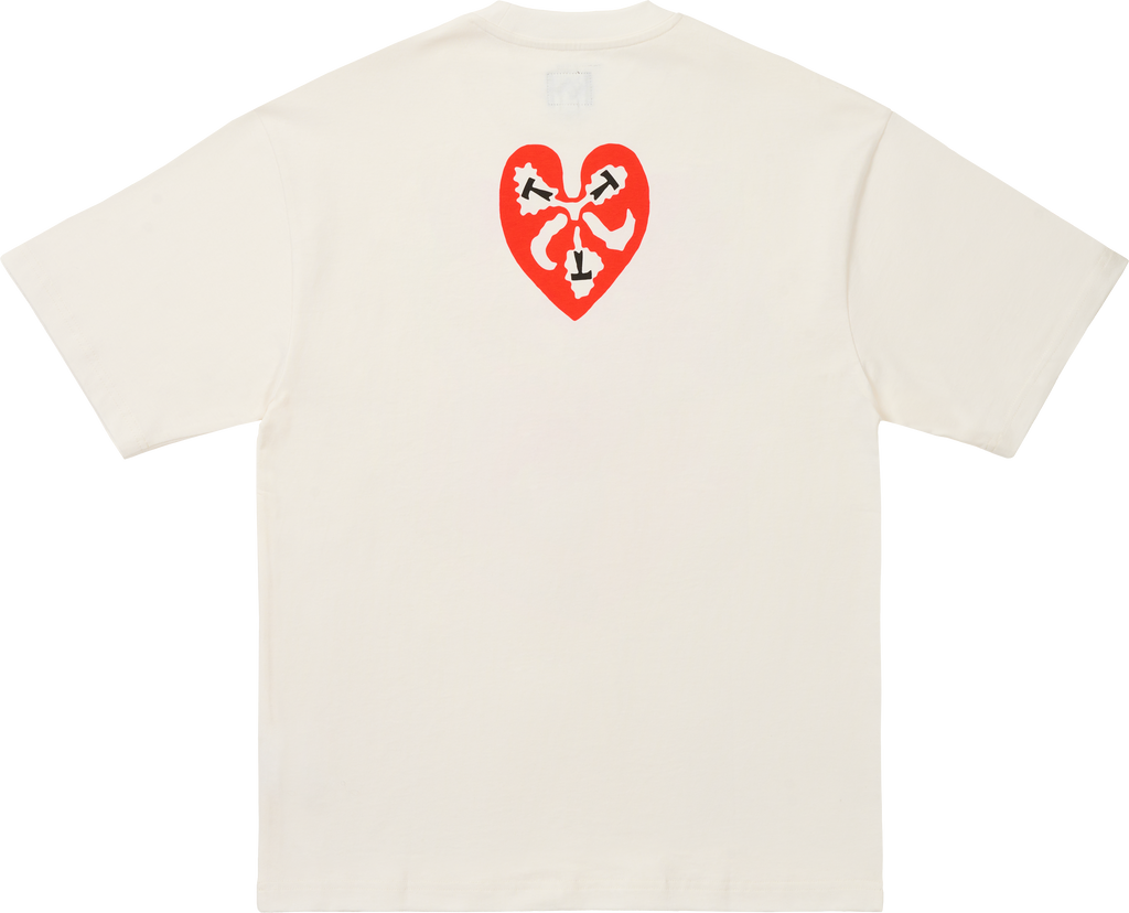 TTT HEART T-SHIRT WHITE