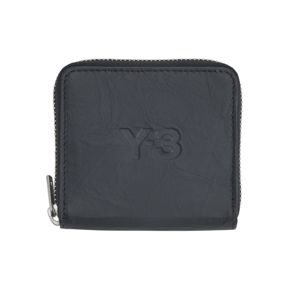 Y-3 CRINKLE LEATHER WALLET
