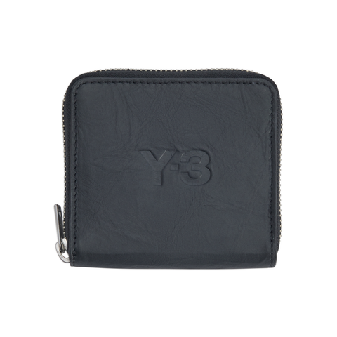 Y-3 CRINKLE LEATHER WALLET