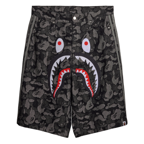 SHARK DENIM JORTS BAPE®