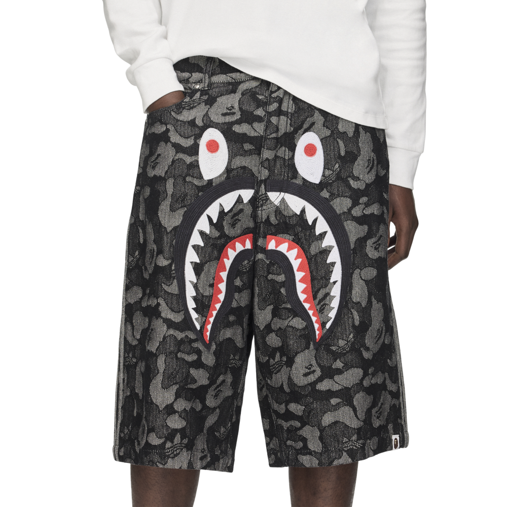 SHARK DENIM JORTS BAPE®