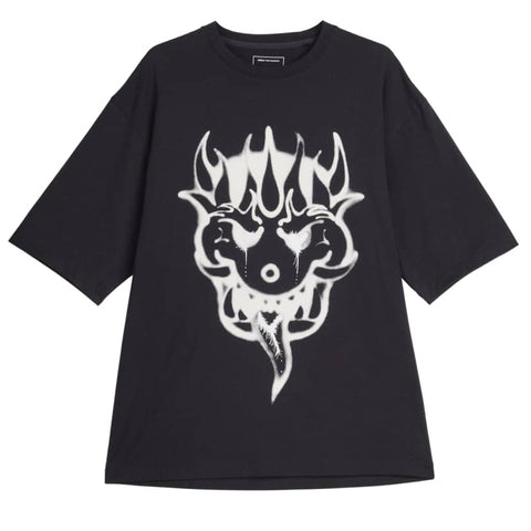 Y-3 CHITO GFX SHORT SLEEVE TEE BLACK
