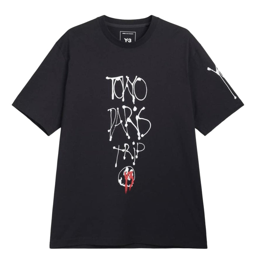 Y-3 CHITO CITY GFX SHORT SLEEVE TEE BLACK