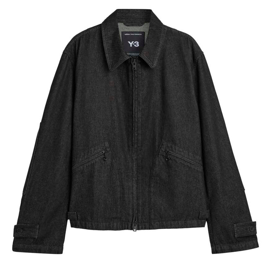 Y-3 DENIM BLOUSON JACKET BLACK