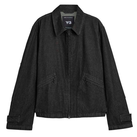 Y-3 DENIM BLOUSON JACKET BLACK