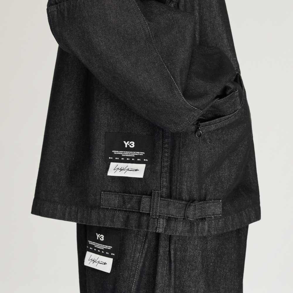 Y-3 DENIM BLOUSON JACKET BLACK