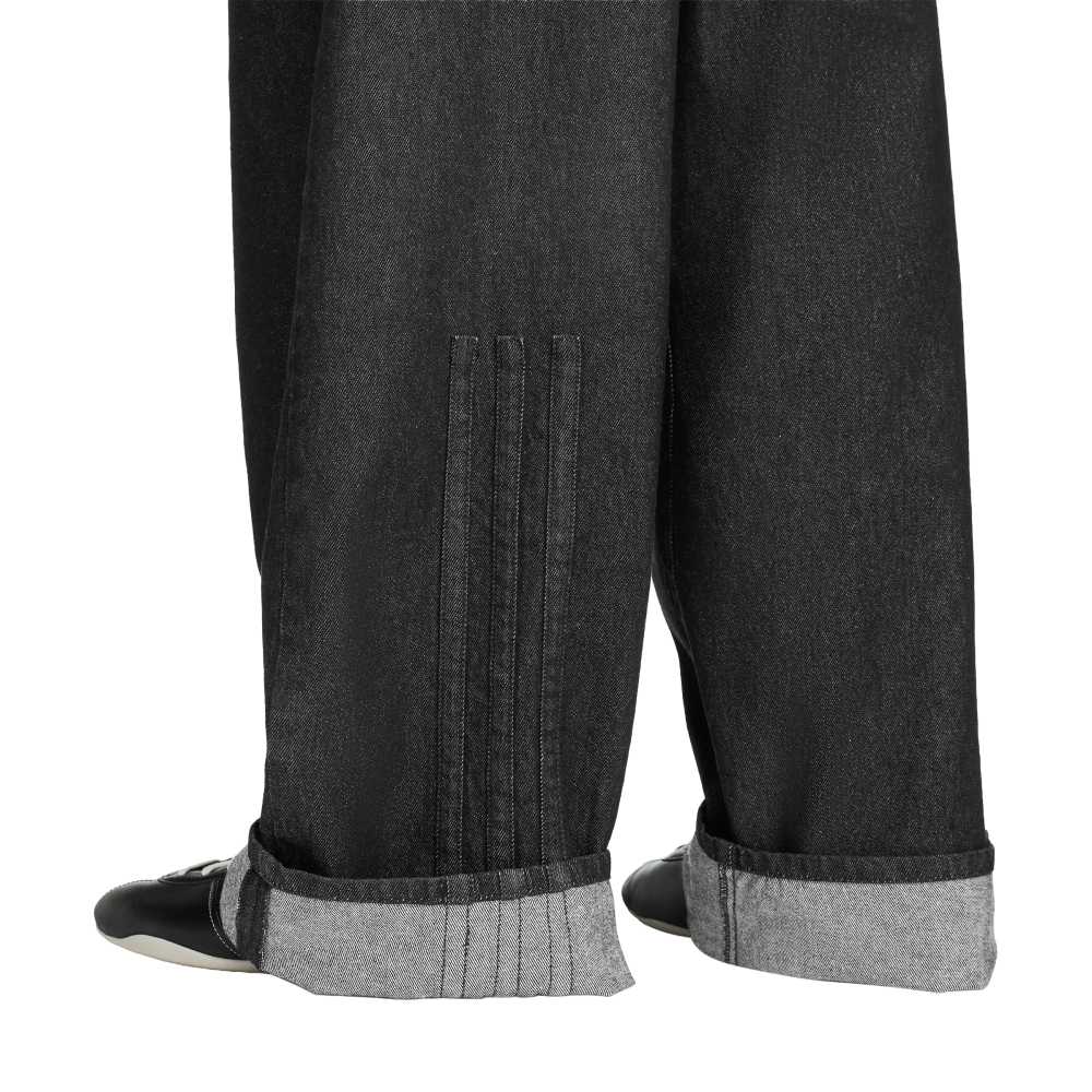 Y-3 DENIM PANTS BLACK