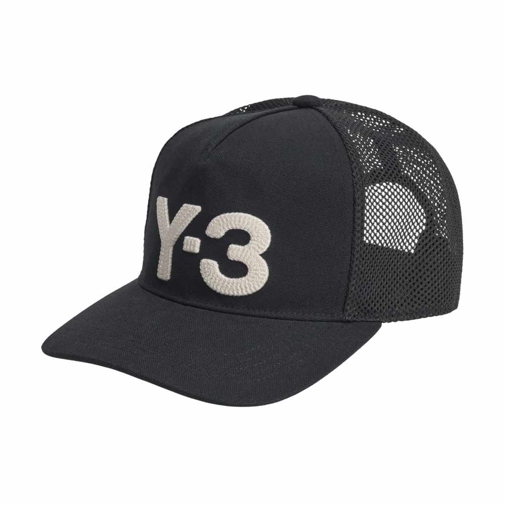 Y-3 TRUCKER CAP BLACK