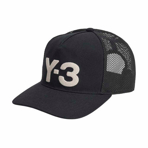 Y-3 TRUCKER CAP BLACK
