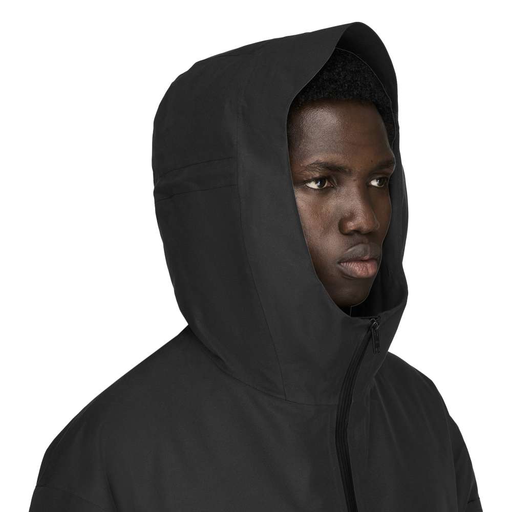 Y-3 GTX PADDED HOODED JACKET BLACK