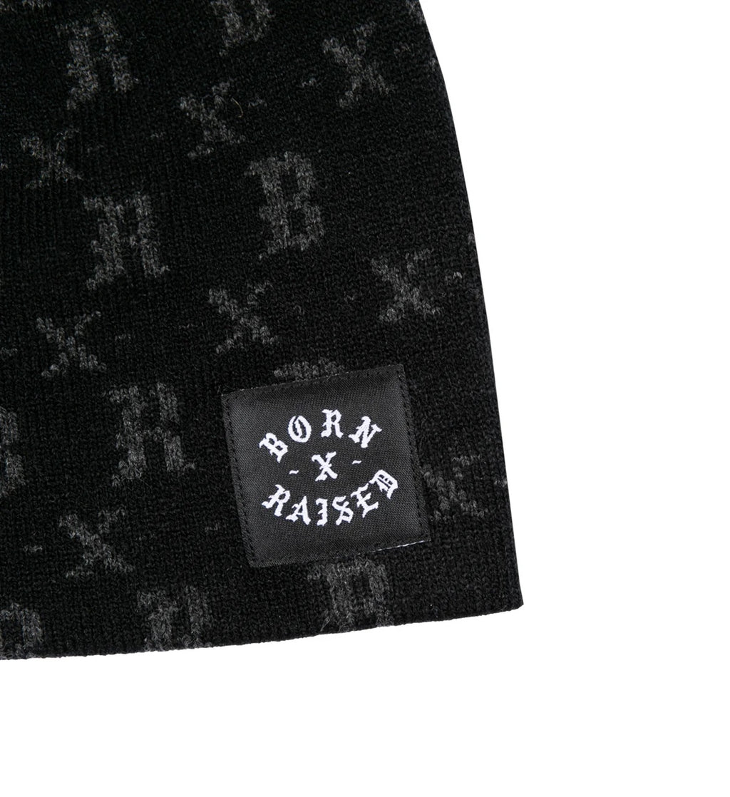 BXR MONOGRAM SKULLY BLACK