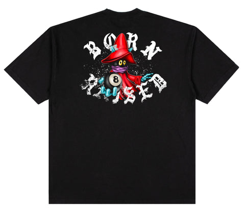 PARTY WIZARD ROCKER TEE BLACK