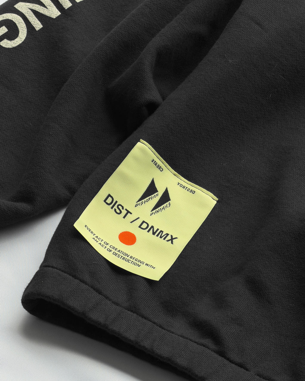 DIST / DNMX X SKULLPHONE "Pegasus Void" Quarter Zip BLACK FADE