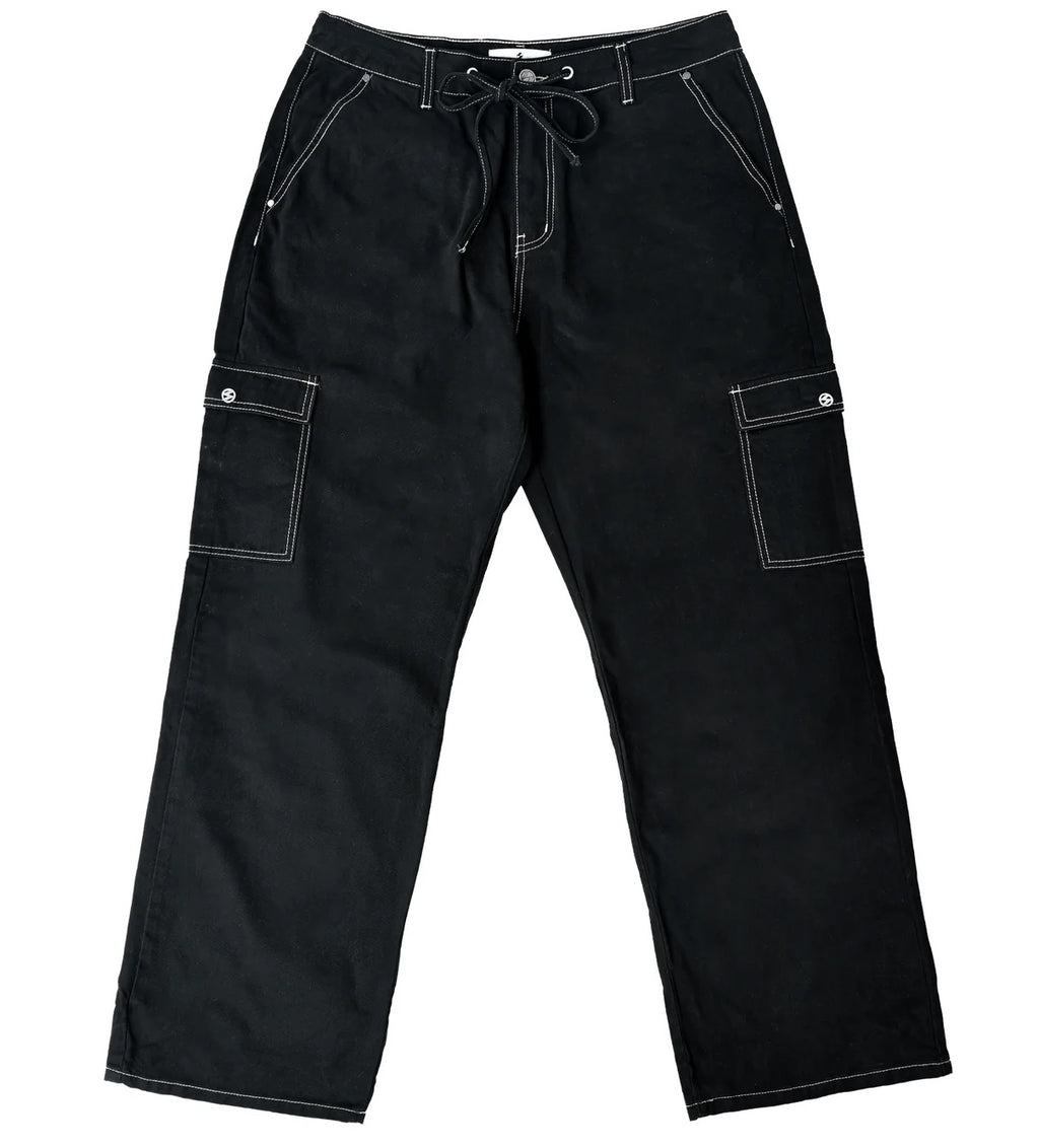 CAMPER WIDE CARGO PANTS BLACK