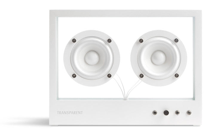 SMALL TRANSPARENT SPEAKER WHITE
