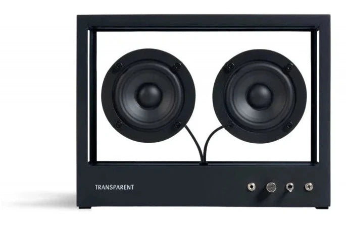 SMALL TRANSPARENT SPEAKER BLACK