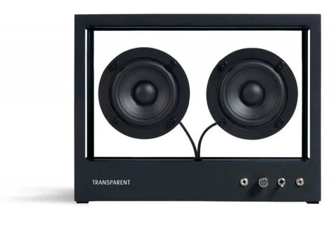SMALL TRANSPARENT SPEAKER BLACK