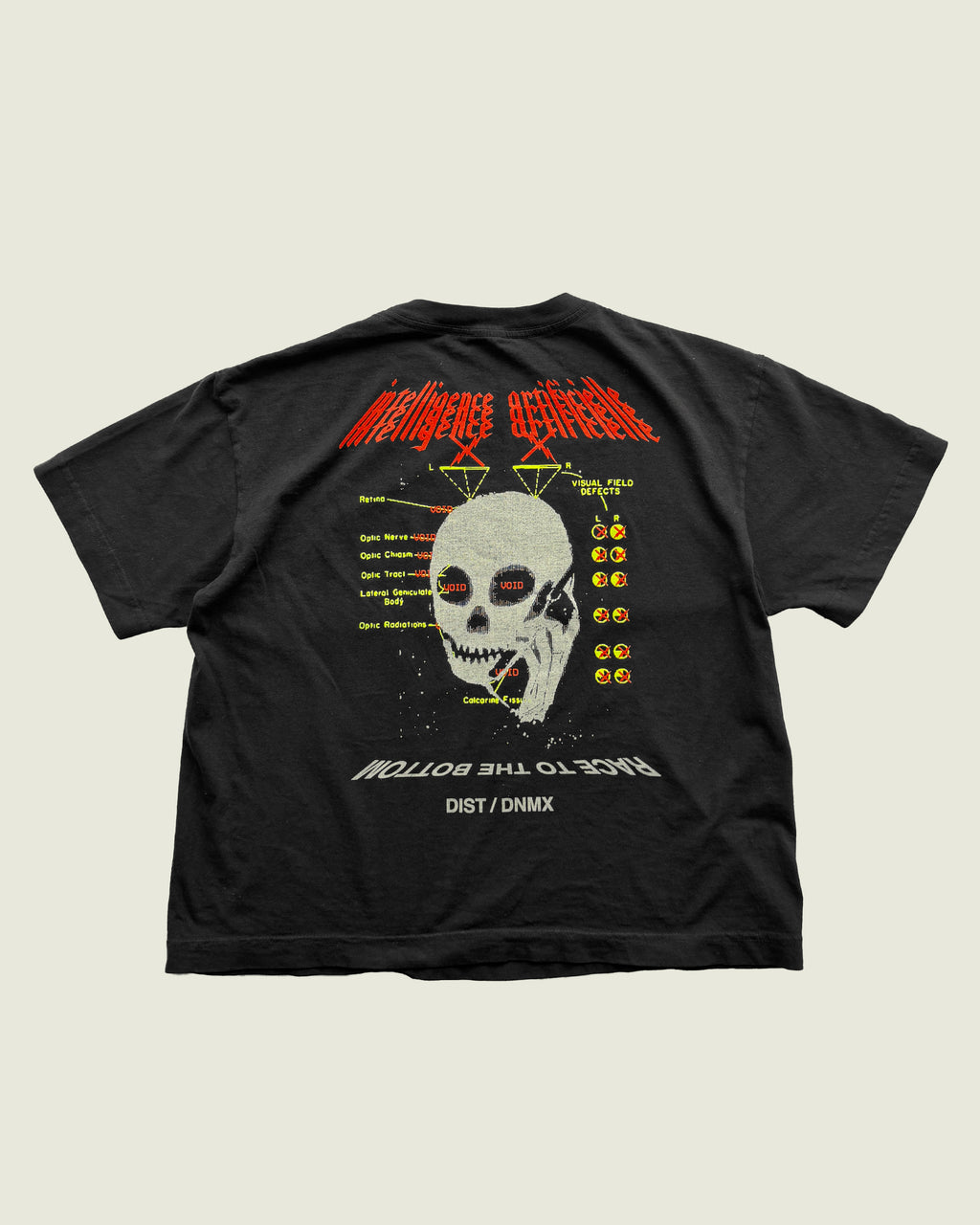 DIST / DNMX X SKULLPHONE "Intelligence Artificielle" T-SHIRT BLACK