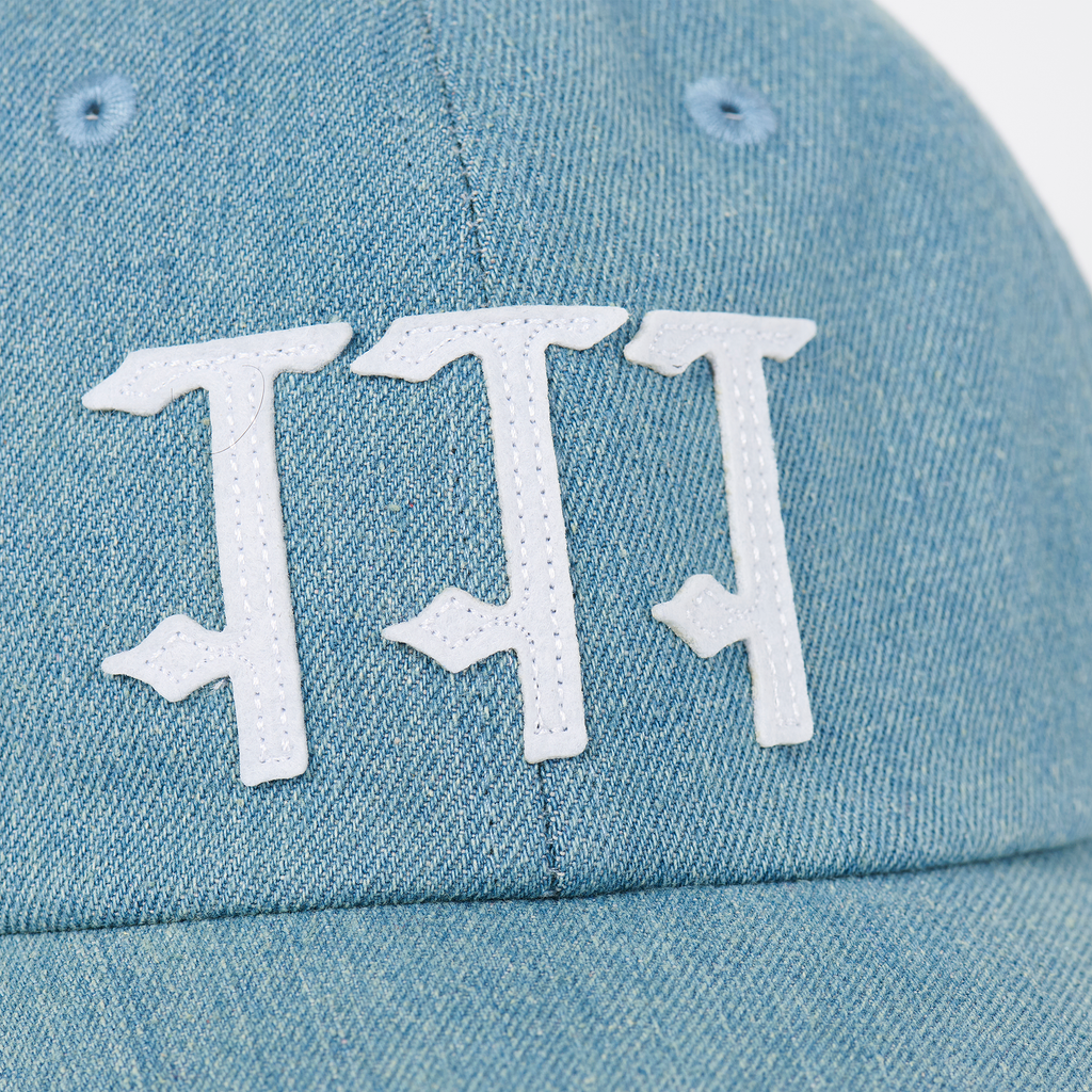 TTT STONEWASH DENIM 6-PANEL HAT