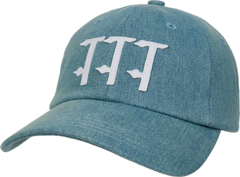 TTT STONEWASH DENIM 6-PANEL HAT