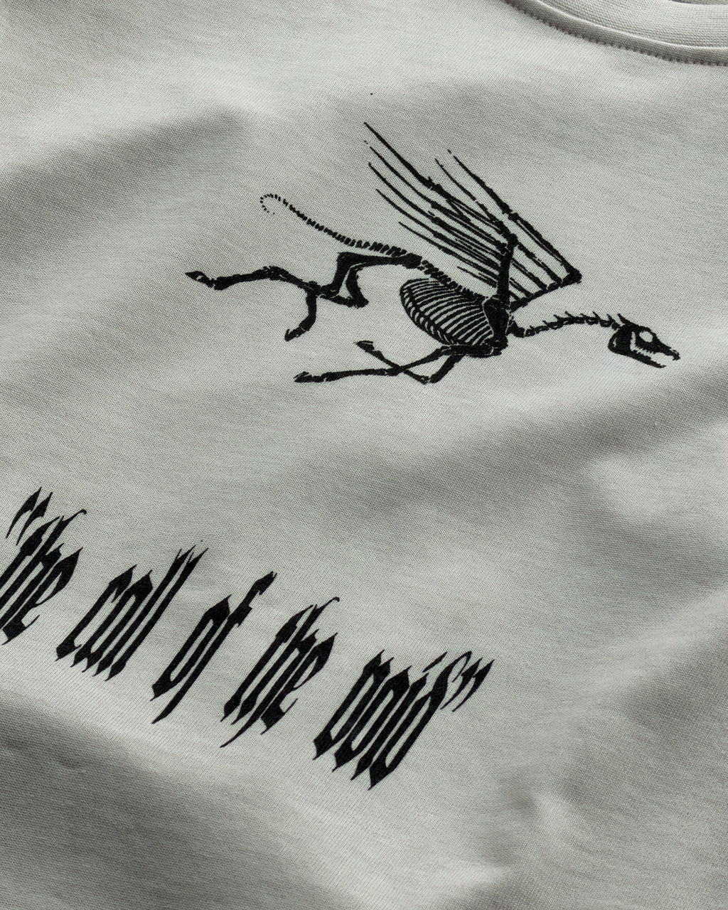 DIST / DNMX X SKULLPHONE "The Call of The Void" LONG SLEEVE T-SHIRT BONE