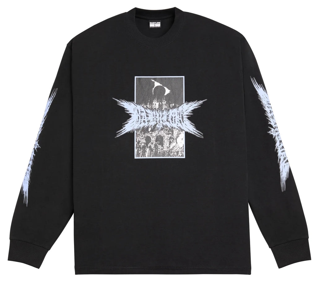 BLACK METAL LS TEE BLACK