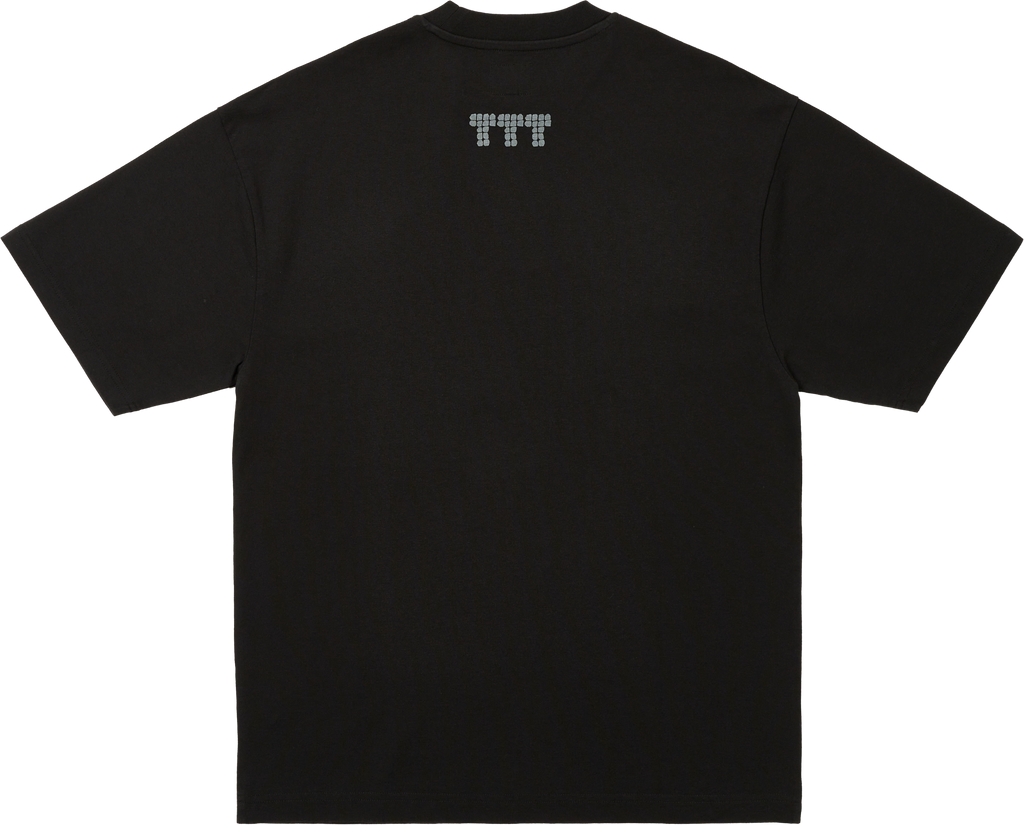 FILET LACE T-SHIRT BLACK