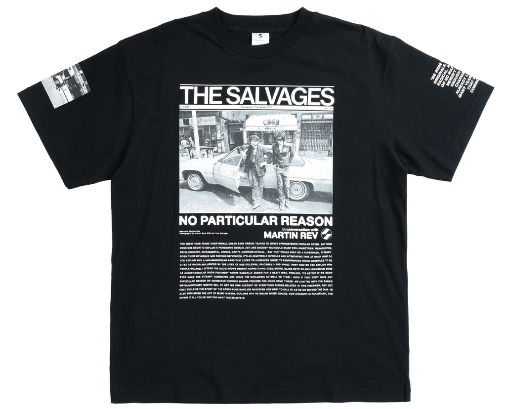 'NO PARTICULAR REASON' THE SALVAGES x SUICIDE T-SHIRT IN BLACK