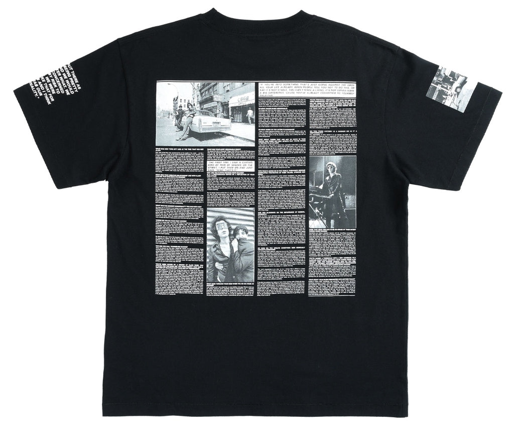 'NO PARTICULAR REASON' THE SALVAGES x SUICIDE T-SHIRT IN BLACK