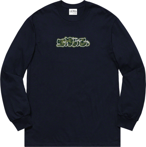 LOGO LONGSLEEVE T-SHIRT DARK NAVY