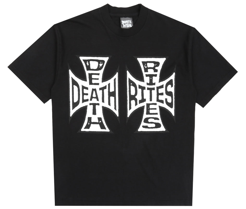 CROSSES T-SHIRT BLACK