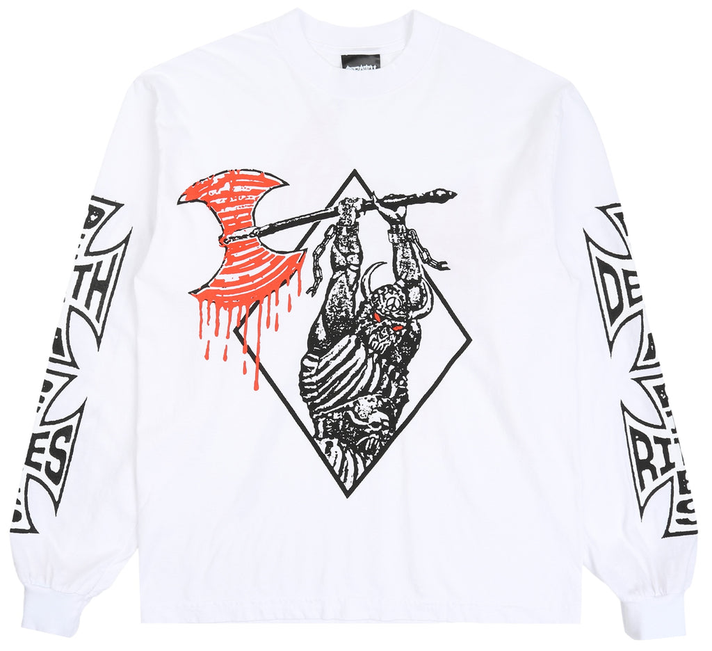 AXED LS T-SHIRT WHITE