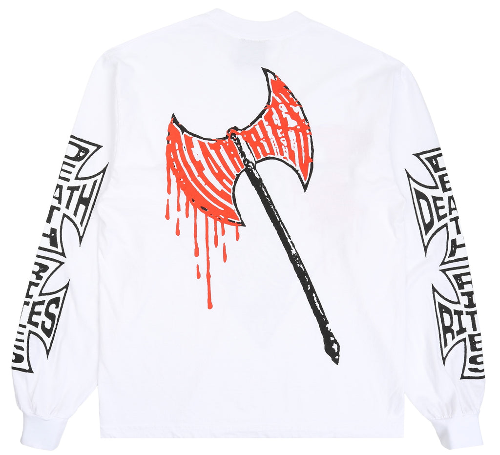 AXED LS T-SHIRT WHITE