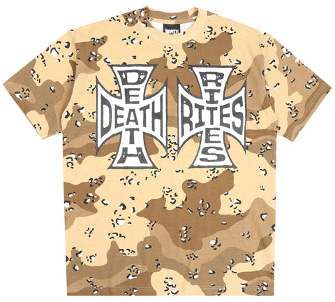 CROSSES T-SHIRT CHOC CHIP CAMO