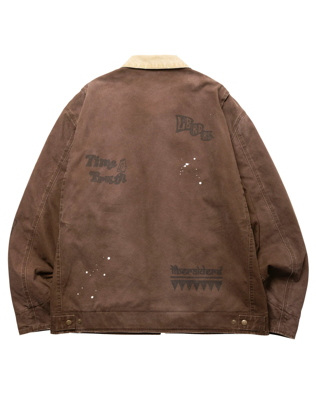 GARMENT DYED WORK JACKET BROWN
