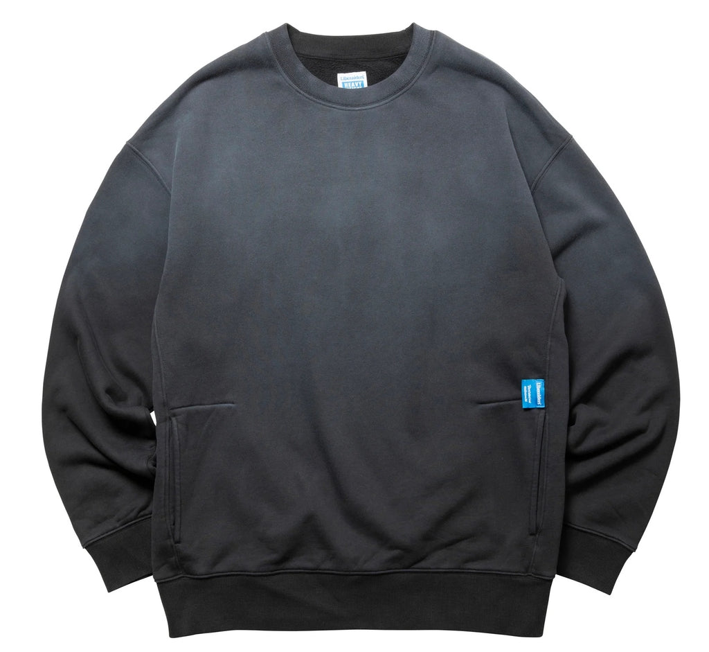 HEAVY WEIGHT CREWNECK WASHED BLACK