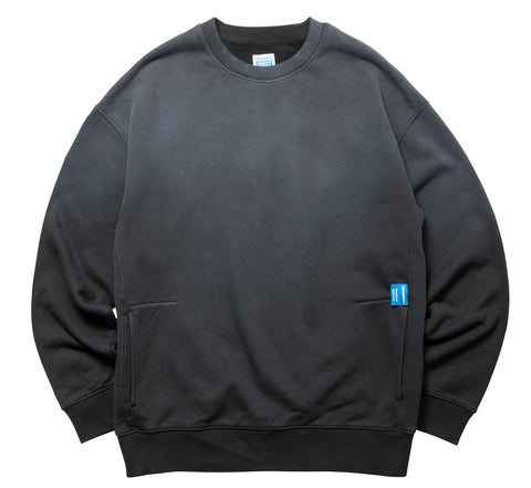 HEAVY WEIGHT CREWNECK WASHED BLACK