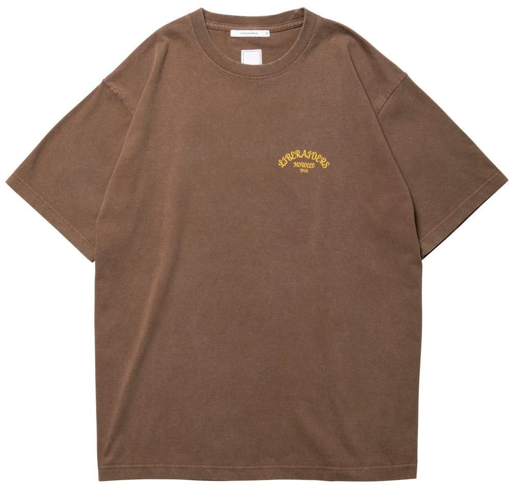 SUNSET LOGO TEE BROWN