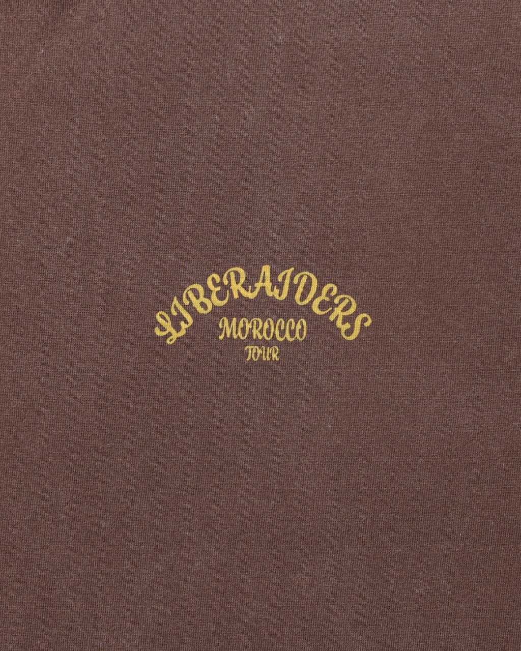 SUNSET LOGO TEE BROWN